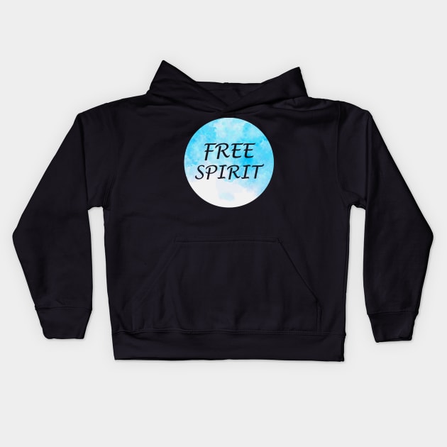 Free Spirit Kids Hoodie by AbundanceSeed